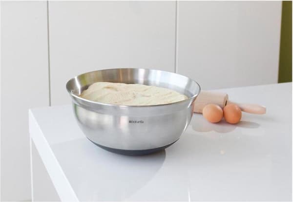 Brabantia Blandeskål / Blandeskål - 3,0 l - Mat Stål / Sort