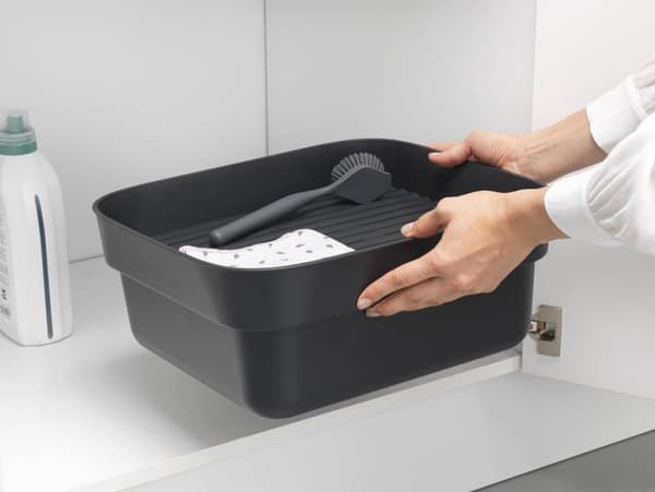 Brabantia SinkSide Opvaskemaskine Firkantet - med aftræk - Mørkegrå