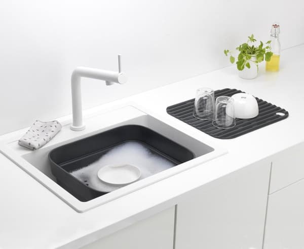 Brabantia SinkSide Opvaskemaskine Firkantet - med aftræk - Mørkegrå