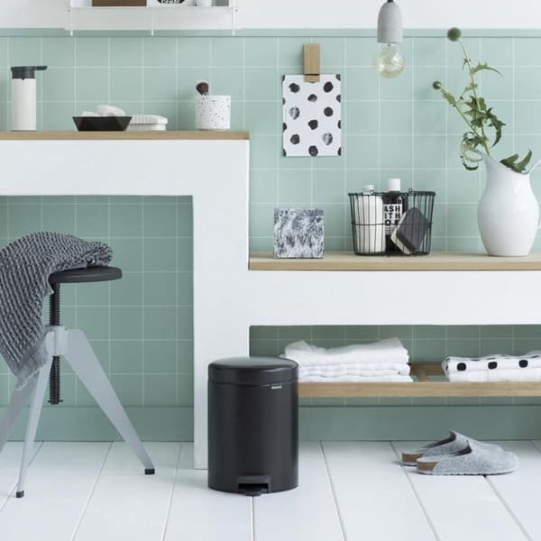Brabantia NewIcon Skraldespand - 5 l - Mat Sort