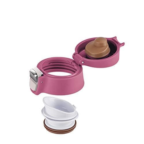 emsa isolerad dricksflaska RESMUG LJUS, 0,4 L., mörkrosa, slimmad och mycket lätt design, enhandsmanövrering, 100% - 1 st (3110600592)