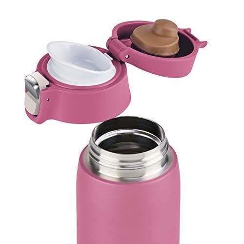 emsa isolerad dricksflaska RESMUG LJUS, 0,4 L., mörkrosa, slimmad och mycket lätt design, enhandsmanövrering, 100% - 1 st (3110600592)