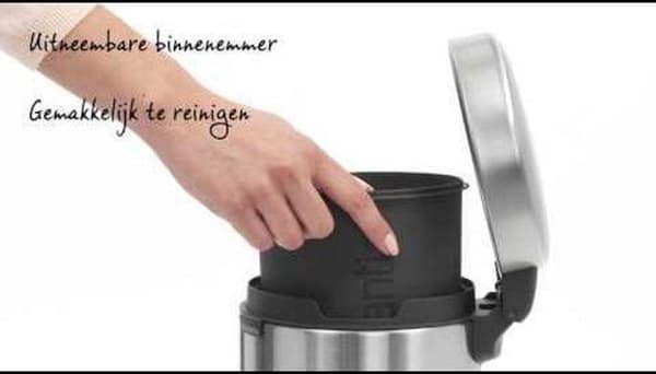 Brabantia NewIcon Papperskorgen - 3 l - Vit