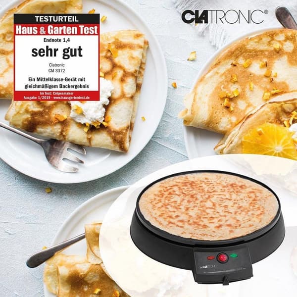 Clatronic CM 3372 - Crepe maker - pannkaksmaskin