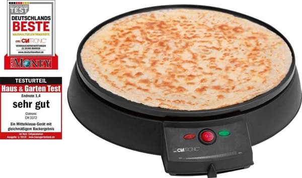 Clatronic CM 3372 - Crepe maker - pannkaksmaskin