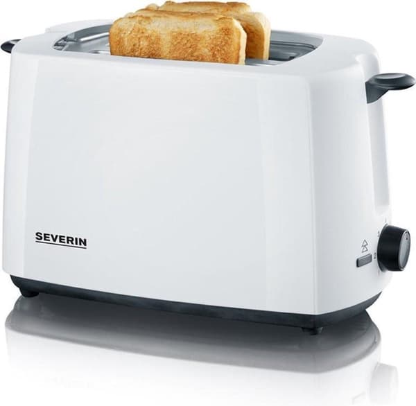 Severin AT 2286 - Brødrister - hvid