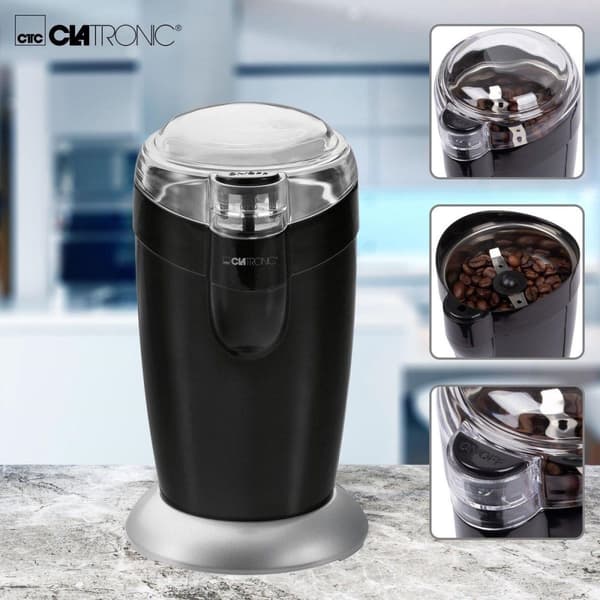 Clatronic KSW 3306 - Elektrisk kaffekvarn - svart