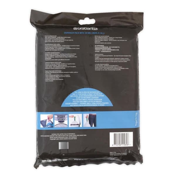 Brabantia PerfectFit Roskapussit - 36 l - Koodi R - 30 kpl