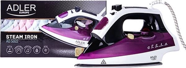 Höyrysilitysrauta - 3000W - violetti AD 5022 Adler