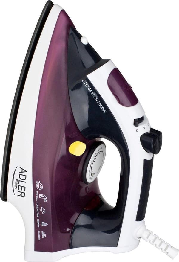 Höyrysilitysrauta - 3000W - violetti AD 5022 Adler