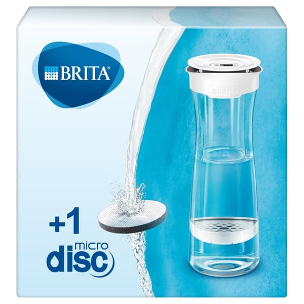 BRITA fill&serve Mind Vandfilterkaraffel Hvid/Grafit - 1,3L - Grå