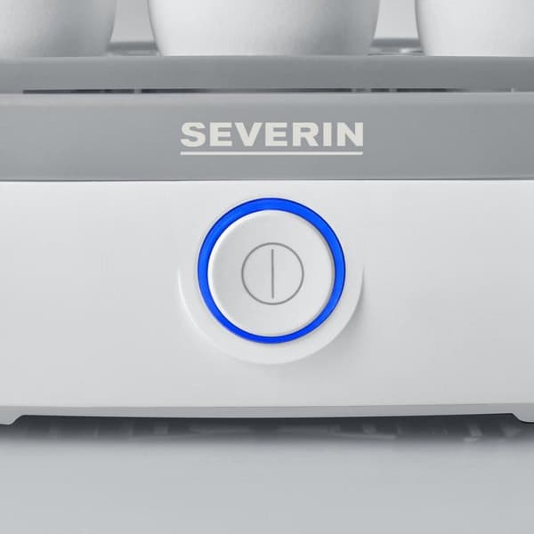 Severin EK 3164 - Æggefyr - hvid/grå