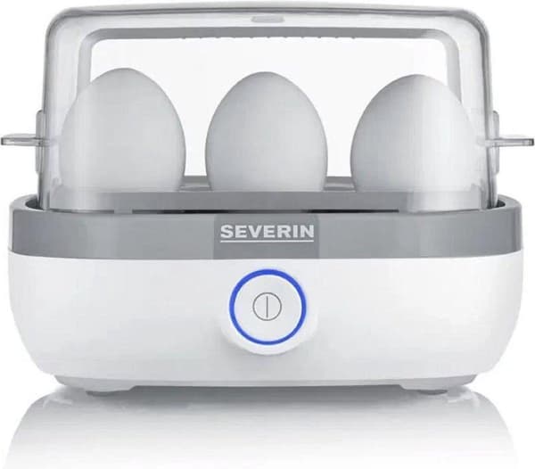 Severin EK 3164 - Æggefyr - hvid/grå