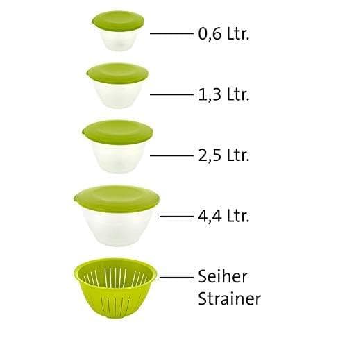 WESTMARK skålset Olympia transparent 9 st. (2420226A)
