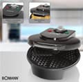 Miniatyrbillede 4 af 6: Bomann WA 5018 CB Schwarz Waffeleisen, 1200 Watt
