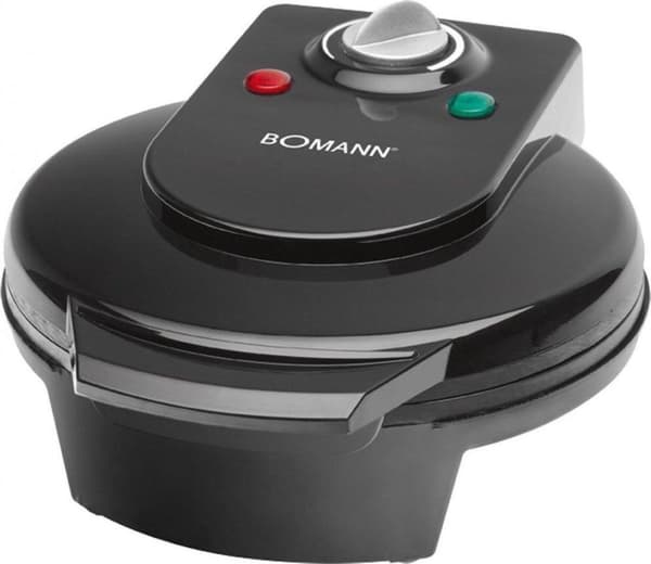 Bomann WA 5018 CB Schwarz Waffeleisen, 1200 Watt