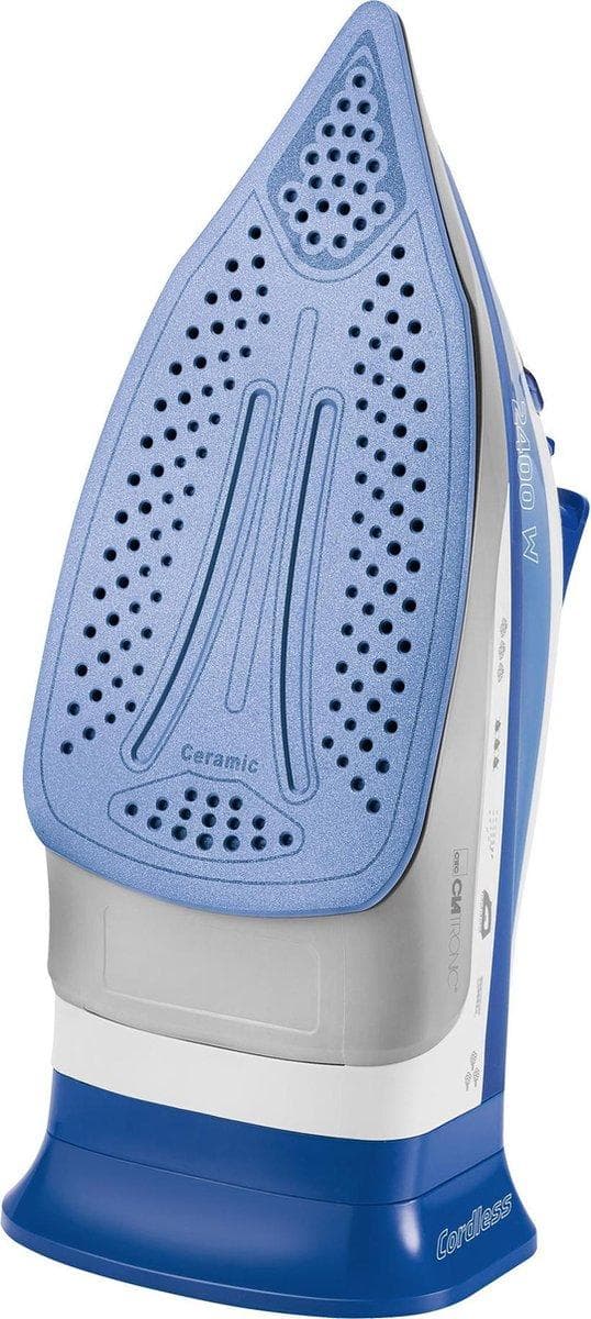 Clatronic DB 3706 - Höyrysilitysrauta - valkoinen, sininen 2400 W