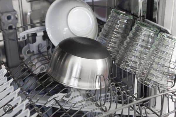 Brabantia røreskål / røreskål - 1,0 l - Mat stål med sort