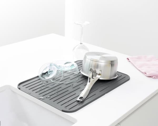 Brabantia SinkSide Afløbsmåtte - Silikone - Mørkegrå