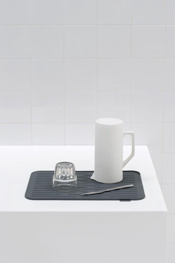 Brabantia SinkSide Afløbsmåtte - Silikone - Mørkegrå