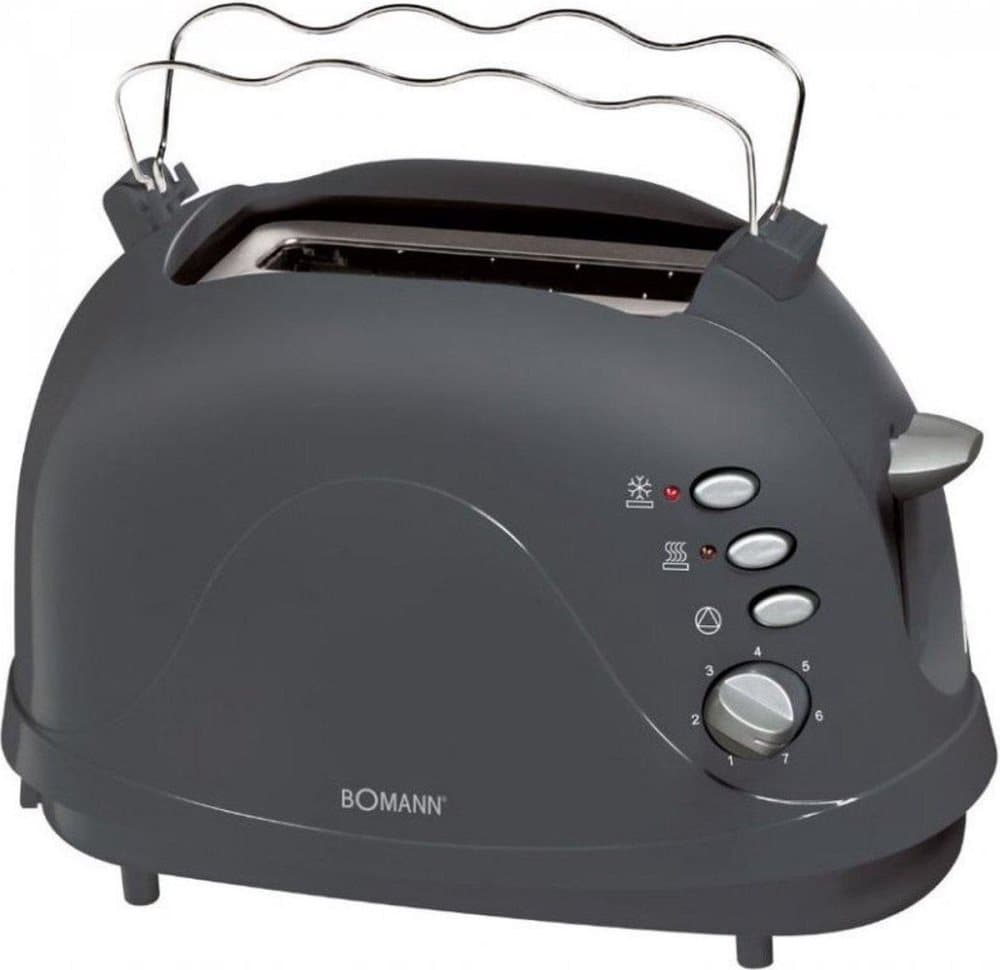 Bomann TA 246 CB - Brödrost - 700W - Antracit/Grå
