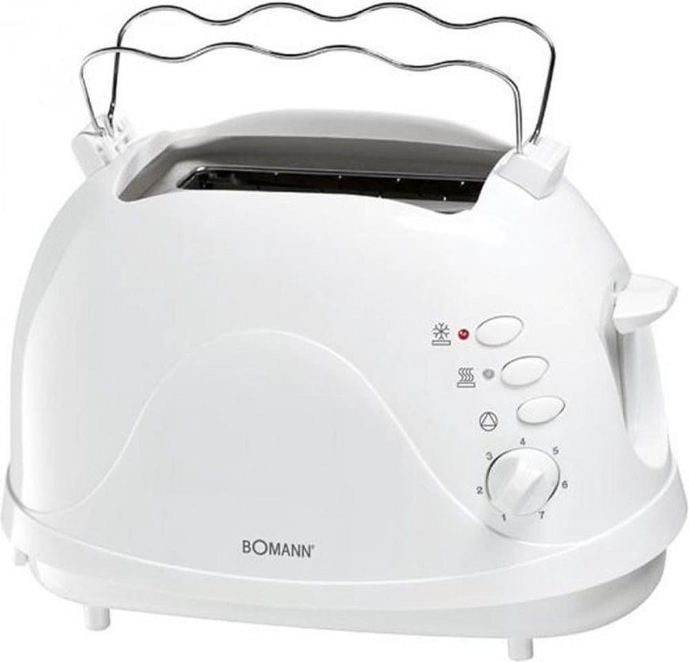 Bomann TA 246 CB Brödrost 700W Vit