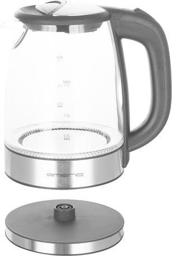 Emerio WK-119988 - Lasinen vedenkeitin + LED-valaistus - 1,7 litraa