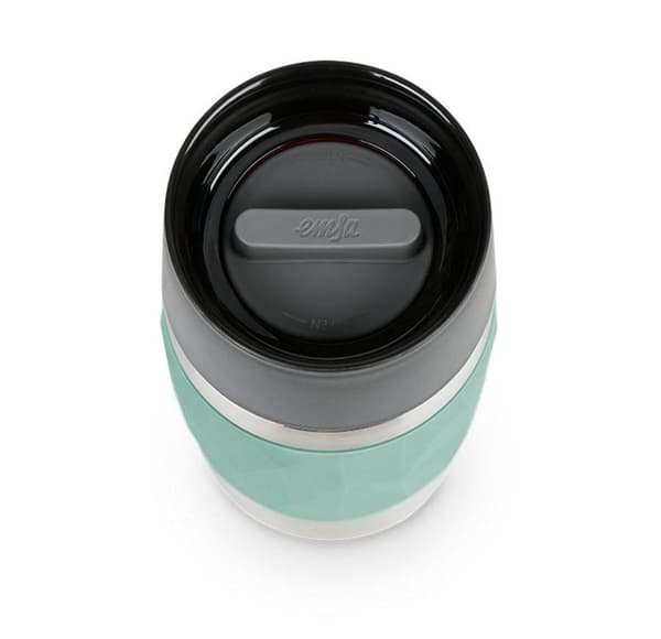 Emsa N21603 Resemugg Kompakt termisk/isolerad mugg av rostfritt stål | 0,3 liter | 3h varmt | 6h kall | BPA-fri | 100% tight | läckagesäker | tål disk