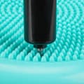 Miniatyrbild 8 av 11: Relaxdays wobble kudde 33 cm med luftpump - kulkudde - balanskudde - balansbrädesnubbar - grön