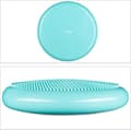 Miniatyrbild 11 av 11: Relaxdays wobble kudde 33 cm med luftpump - kulkudde - balanskudde - balansbrädesnubbar - grön