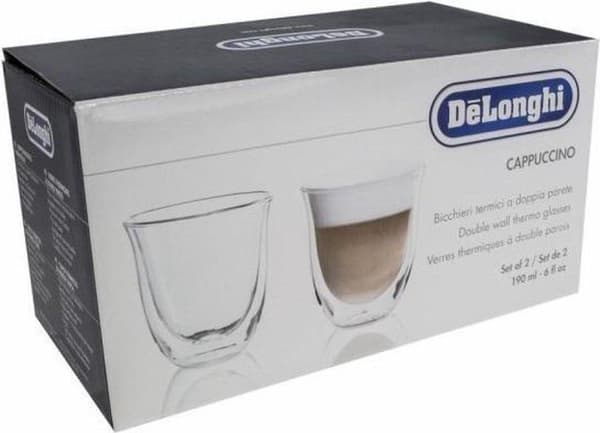 DELONGHI - Cappuccinokopper dobbeltvæggede (2 stk) - 5513284161