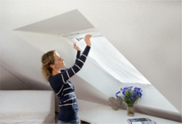 Tesa - Skylight-skärm - 120x140 cm - vit
