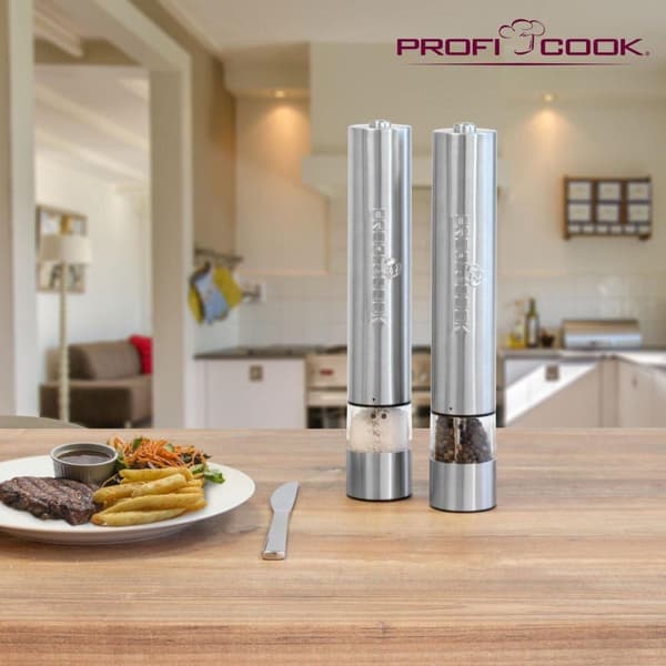 Proficook PSM 1031 Salt & Peber Sæt - Elektrisk - Med lys