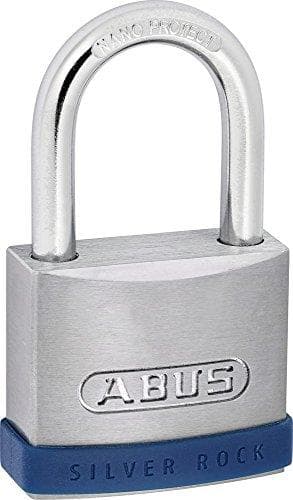 ABUS 5/50 - Konventionel hængelås - Nøglelås - Forskellig låsning - Port - Opbevaringsskab - Værktøjskasse - Sølv - Zink (5/50)