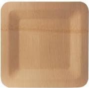 Papstar 88037 - Tallrik - Fyrkantig - Bambu - Naturlig - Monokromatisk - 10 st (88037)