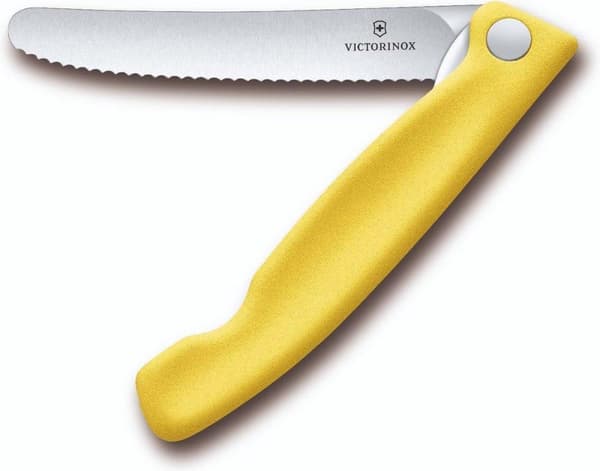 Victorinox Swiss Classic foldbar tomatkniv 11cm - Kartel - Gul