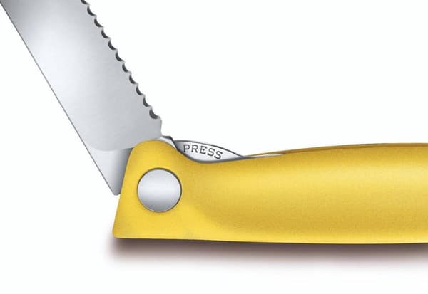 Victorinox Swiss Classic foldbar tomatkniv 11cm - Kartel - Gul