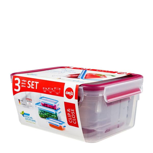 Klip & Luk Frisk madbeholder - 0,55/1,0/2,3 l