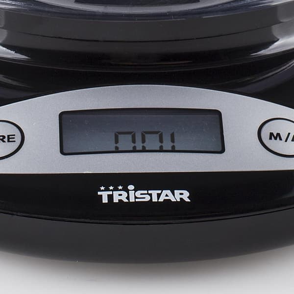 Tristar KW-2430 Køkkenvægt – 2 Kilogram – Sort