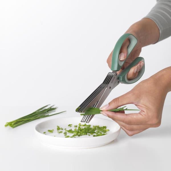 Brabantia Tasty+ Herb Scissors plus Comb - Gran Green