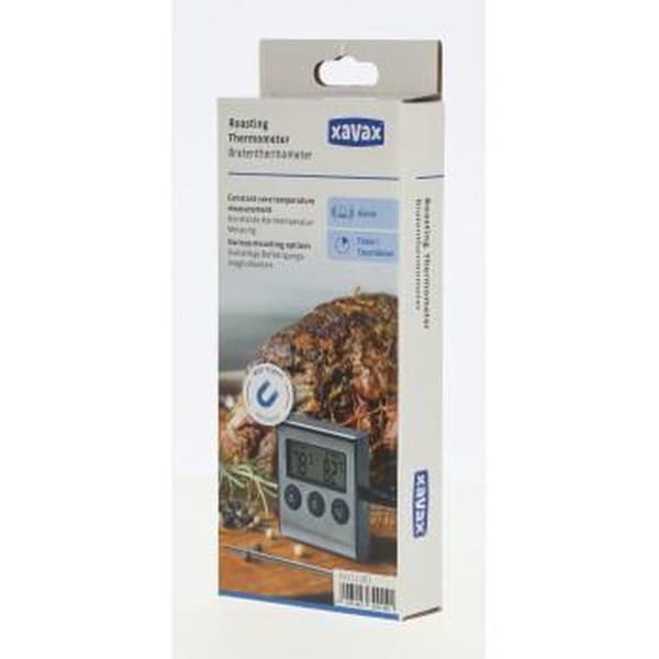 Xavax Digital kötttermometer med timer, trådbunden sensor