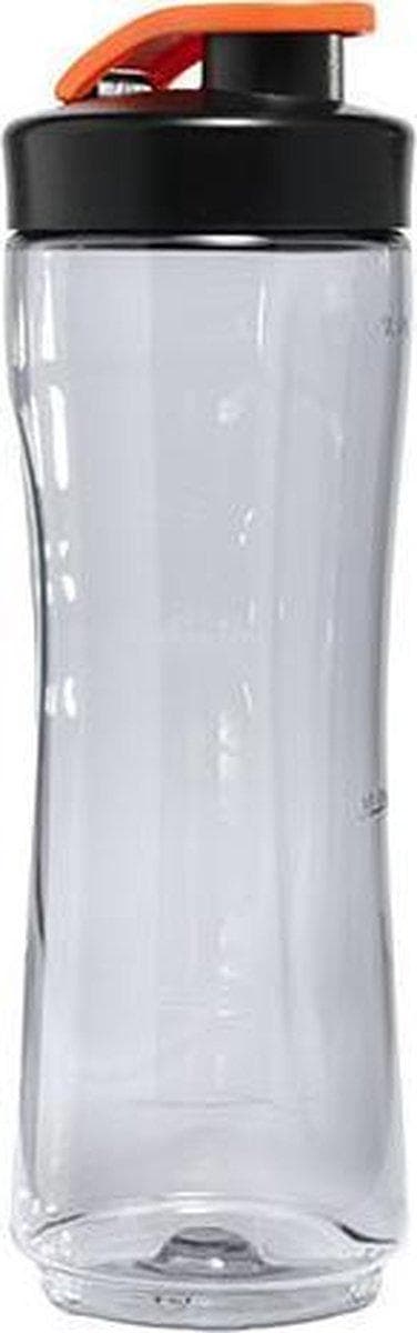 AEG ASBEB1 Flasche für Minimixer (Tritan Trinkflasche, 0,6 Liter, Trinkverschluss, spülmaschinenfest, bruchfest, für Kaltes und Heißes, lämplig för Sp