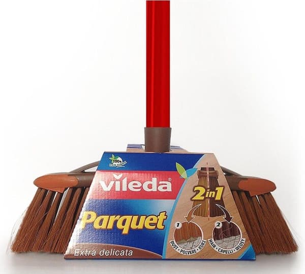 Vileda 2in1- Parkettiharja / Parkettiharja Stiehlillä