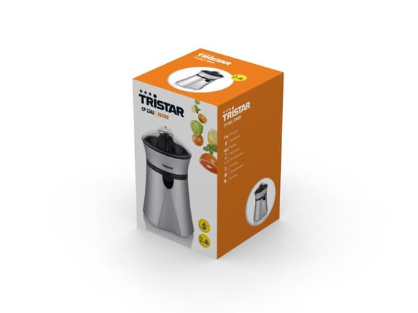 Tristar Citrus Press CP-2262 - Elektrisk Juicer - Rustfrit stål