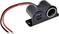 Miniatyrbillede 1 af 3: IWH 019010 Stikkontakt med USB 12/24 Volt 2100 mA Strømbelastning (maks.): 4,2 A