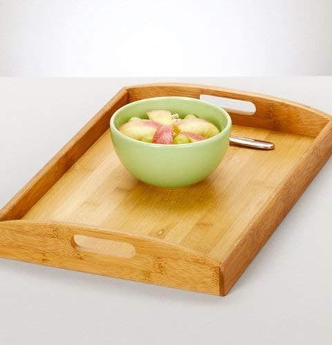 Zeller 25270 serveringsbricka, bambu, 44 x 30 x 5,5 cm