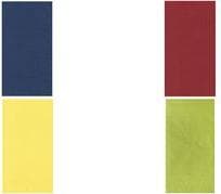 PAPSTAR 84580 250 servietter, 3-lags 1/8 fold 33 cm x 33 cm, gul