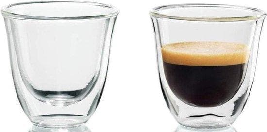 DeLonghi 5513214591 kaffeglas gennemsigtigt 2 stykke(r) (2 stk. /60 ml)