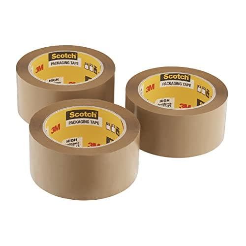 3M Scotch HV5066TB pakketape HEAVY, 3 ruller, 50 mm x 66 m, brun