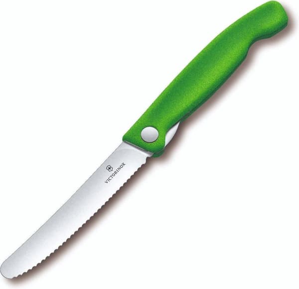 Victorinox Swiss Classic hopfällbar tomatkniv 11cm - Kartel - Grön